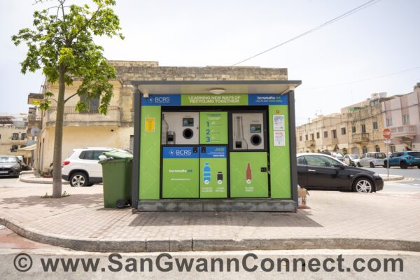 BCRS Recycling – Reverse vending machine – San Gwann